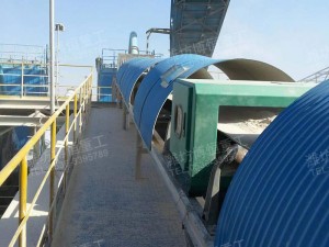 鋼絲皮帶金屬探測儀使用現場